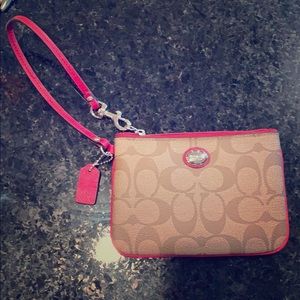 Coach wristlet never been used!
